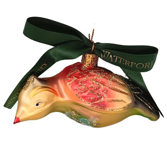 Waterford Partridge Christmas Ornament First Edition Twelve Days of Christmas - Picture 10 of 10